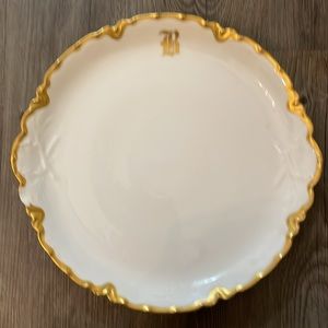 Havilland Limoges Gold gilt Serving Plate